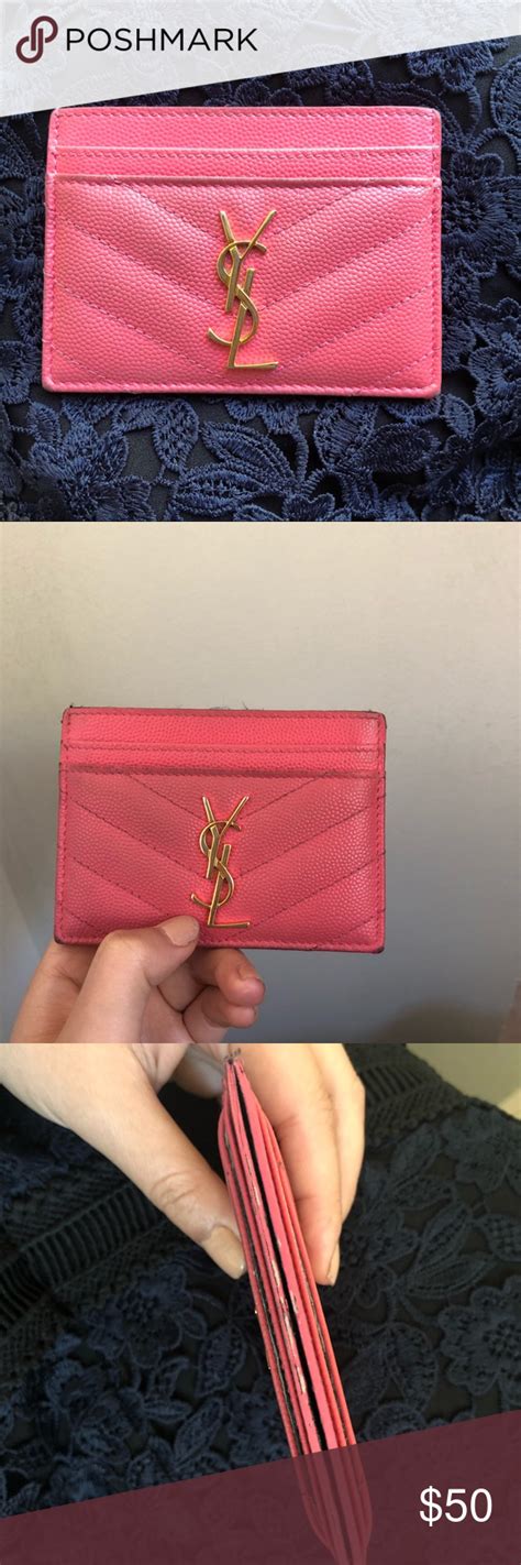 ysl yves saint laurent monogram card